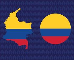 America latine 2020 teams.america latine soccer final.colombia map vecteur
