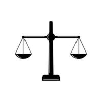 illustration vecteur graphique de justice, Balance, loi. parfait pour logo ou symbole, etc.