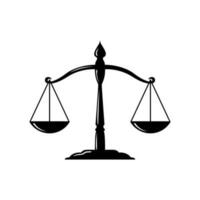 illustration vecteur graphique de justice, Balance, loi. parfait pour logo ou symbole, etc.