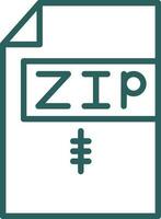 Zip *: français vecteur icône conception