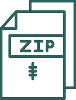 Zip *: français vecteur icône conception