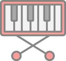 piano clavier vecteur icône conception