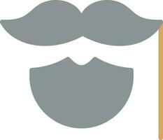 moustache vecteur icône conception