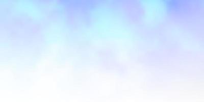 disposition vectorielle bleu rose clair avec illustration abstraite cloudscape avec modèle de nuages dégradés colorés pour les pages de destination vecteur