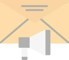 conception d'icône vectorielle de marketing par e-mail vecteur
