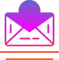 envoyer courrier vecteur icône conception