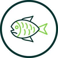 conception d'icône de vecteur de poisson