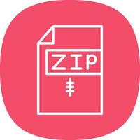 Zip *: français vecteur icône conception