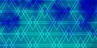 fond de vecteur vert bleu clair avec illustration de triangles avec ensemble de motifs de triangles colorés pour brochures dépliants