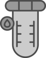 conception d'icône de vecteur de test pcr