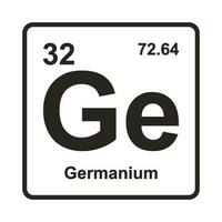 germanium chimique élément icône vecteur