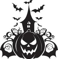 Halloween vecteur silhouette illustration noir Couleur