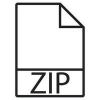 Zip *: français fichier icône vecteur