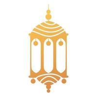 vecteur d'icône de lanterne arabe traditionnelle