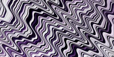texture vecteur violet clair avec des lignes tordues illustration abstraite avec motif de lignes dégradées pour les publicités publicitaires