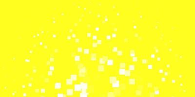 texture vectorielle jaune clair dans une nouvelle illustration abstraite de style rectangulaire avec un motif de formes rectangulaires pour les pages de destination des sites Web vecteur