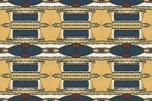 motif ikat paisley broderie Contexte. ikat floral géométrique ethnique Oriental modèle traditionnel.aztèque style abstrait vecteur illustration.design pour texture, tissu, vêtements, emballage, paréo.