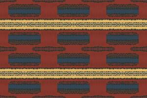 ikat damassé broderie Contexte. ikat texture géométrique ethnique Oriental modèle traditionnel. ikat aztèque style abstrait conception pour impression texture, tissu, sari, sari, tapis. vecteur