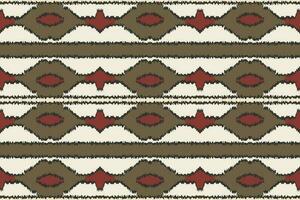 ikat sans couture modèle broderie Contexte. ikat en tissu géométrique ethnique Oriental modèle traditionnel. ikat aztèque style abstrait conception pour impression texture, tissu, sari, sari, tapis. vecteur