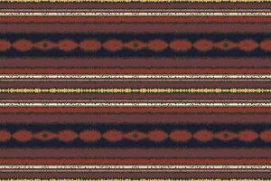 ikat en tissu paisley broderie Contexte. ikat damassé géométrique ethnique Oriental modèle traditionnel.aztèque style abstrait vecteur illustration.design pour texture, tissu, vêtements, emballage, paréo.