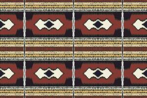 ikat en tissu paisley broderie Contexte. ikat Contexte géométrique ethnique Oriental modèle traditionnel. ikat aztèque style abstrait conception pour impression texture, tissu, sari, sari, tapis. vecteur
