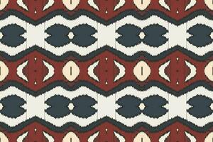 motif ikat sans couture modèle broderie Contexte. ikat Contexte géométrique ethnique Oriental modèle traditionnel.aztèque style abstrait vecteur conception pour texture, tissu, vêtements, emballage, paréo.