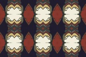 ikat damassé paisley broderie Contexte. ikat chevron géométrique ethnique Oriental modèle traditionnel. ikat aztèque style abstrait conception pour impression texture, tissu, sari, sari, tapis. vecteur