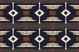 ikat damassé paisley broderie Contexte. ikat en tissu géométrique ethnique Oriental modèle traditionnel. ikat aztèque style abstrait conception pour impression texture, tissu, sari, sari, tapis. vecteur
