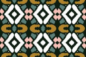 motif ikat paisley broderie Contexte. ikat en tissu géométrique ethnique Oriental modèle traditionnel.aztèque style abstrait vecteur illustration.design pour texture, tissu, vêtements, emballage, paréo.