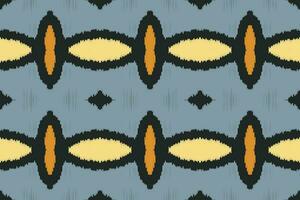 motif ikat paisley broderie Contexte. ikat impressions géométrique ethnique Oriental modèle traditionnel. ikat aztèque style abstrait conception pour impression texture, tissu, sari, sari, tapis. vecteur