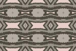 ikat sans couture modèle broderie Contexte. ikat damassé géométrique ethnique Oriental modèle traditionnel.aztèque style abstrait vecteur conception pour texture, tissu, vêtements, emballage, paréo.