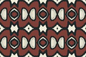 ikat sans couture modèle broderie Contexte. ikat floral géométrique ethnique Oriental modèle traditionnel.aztèque style abstrait vecteur illustration.design pour texture, tissu, vêtements, emballage, paréo.