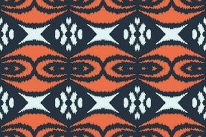 ikat en tissu paisley broderie Contexte. ikat dessins géométrique ethnique Oriental modèle traditionnel. ikat aztèque style abstrait conception pour impression texture, tissu, sari, sari, tapis. vecteur