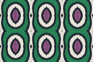 ikat paisley modèle broderie Contexte. ikat conception géométrique ethnique Oriental modèle traditionnel.aztèque style abstrait vecteur illustration.design pour texture, tissu, vêtements, emballage, paréo.