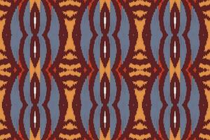 ikat paisley modèle broderie Contexte. ikat vecteur géométrique ethnique Oriental modèle traditionnel. ikat aztèque style abstrait conception pour impression texture, tissu, sari, sari, tapis.