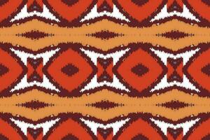 motif ikat sans couture modèle broderie Contexte. ikat dessins géométrique ethnique Oriental modèle traditionnel.aztèque style abstrait vecteur conception pour texture, tissu, vêtements, emballage, paréo.
