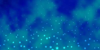 modèle vectoriel bleu foncé avec des étoiles au néon flou design décoratif dans un style simple avec thème étoiles pour téléphones portables