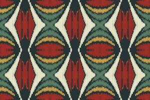 ikat damassé paisley broderie Contexte. ikat impressions géométrique ethnique Oriental modèle traditionnel.aztèque style abstrait vecteur illustration.design pour texture, tissu, vêtements, emballage, paréo.