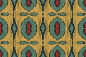 ikat damassé paisley broderie Contexte. ikat Triangle géométrique ethnique Oriental modèle traditionnel. ikat aztèque style abstrait conception pour impression texture, tissu, sari, sari, tapis. vecteur