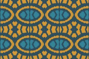 ikat en tissu paisley broderie Contexte. ikat modèle géométrique ethnique Oriental modèle traditionnel.aztèque style abstrait vecteur illustration.design pour texture, tissu, vêtements, emballage, paréo.