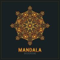 modèle de conception de fond de mandala de luxe vecteur