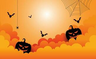 effrayant Halloween nuit, vacances arrière-plan, eps dix, contient transparence vecteur