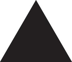 Triangle forme La Flèche noir contour icône conception graphique symbole élément sur png fichier transparent vecteur illustration