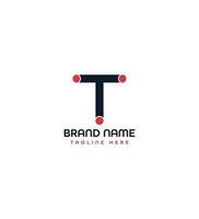 t lettre logo conception concept vecteur