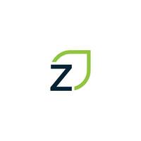 lettre z logo grandit, se développe, naturel, BIO, simple, financier logo adapté pour votre entreprise. vecteur