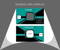 modèle de conception de carte de visite moderne vecteur