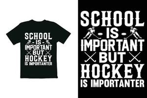 le hockey t chemise conception vecteur, le hockey t chemise graphique pour impression dans chemise, tasse, chapeau etc vecteur