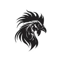 modèle de conceptions de logo de coq, conceptions de logo de tête de poulet vecteur
