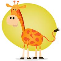 Girafe de dessin animé mignon