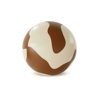 réaliste détaillé 3d Lait Chocolat bonbons. vecteur